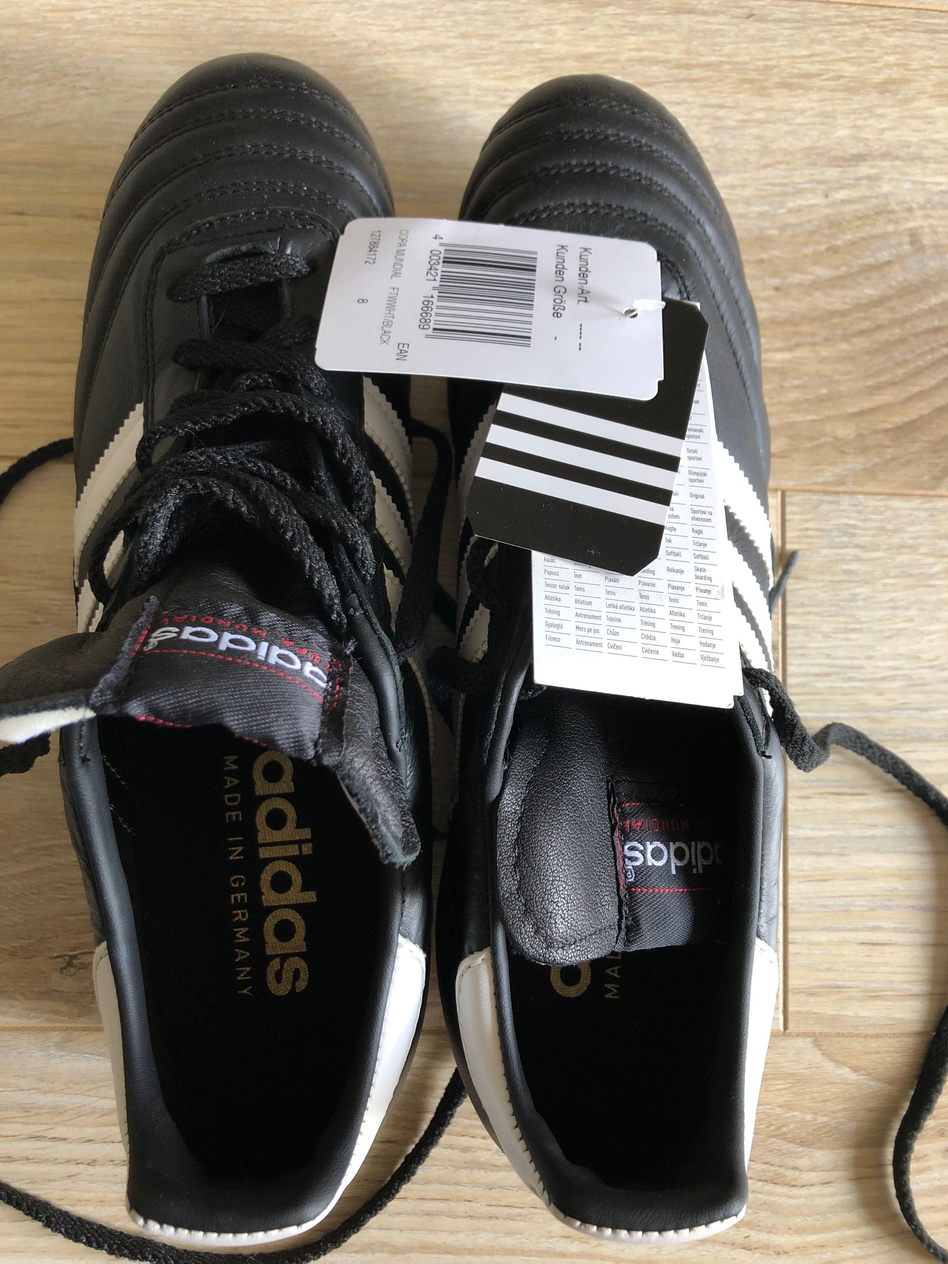 Adidas Copa Mundial, розмір 42 (UK 8). Країна виробник - Німеччина.