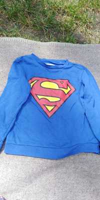 Bluza superman rozmiar 110 lekko ocieplana