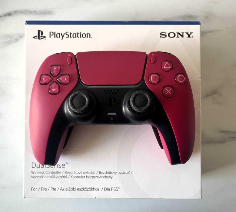 Kontroler bezprzewodowy SONY DualSense Kosmiczna Czerwień - zakurzony