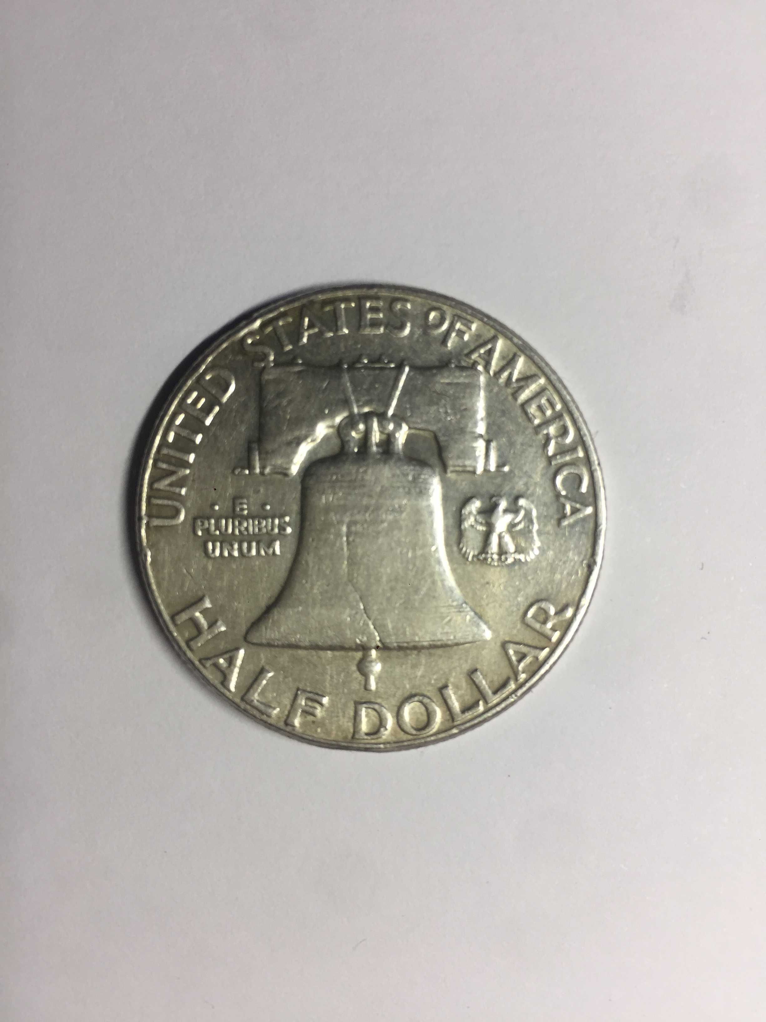 1/2 dolara - Half Dollar - Franklin -  1963 rok odwrotka