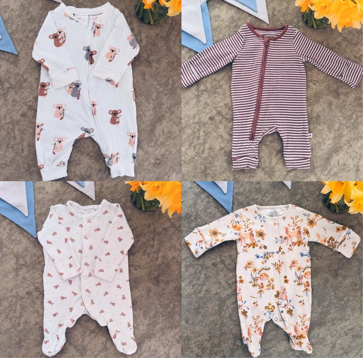 Боді чоловічки ромпери сліпи Next H&M Georgе 0-3м новорічний боді