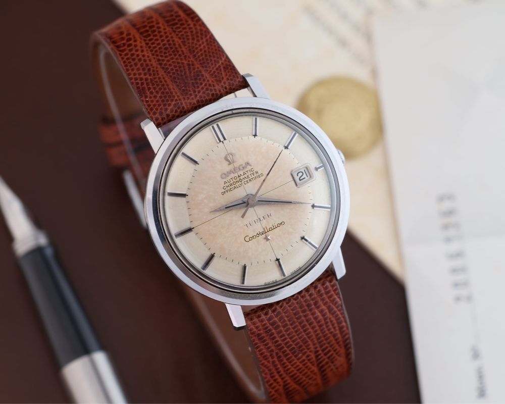 Zegarek meski Omega Constellation pie pan rzadki turler