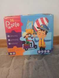 Puzzle duże, pojazdy