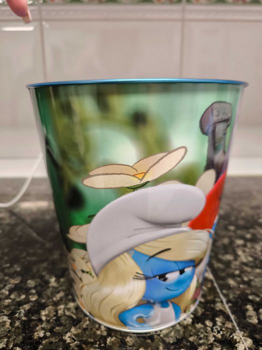 Balde de Pipocas SMURFS