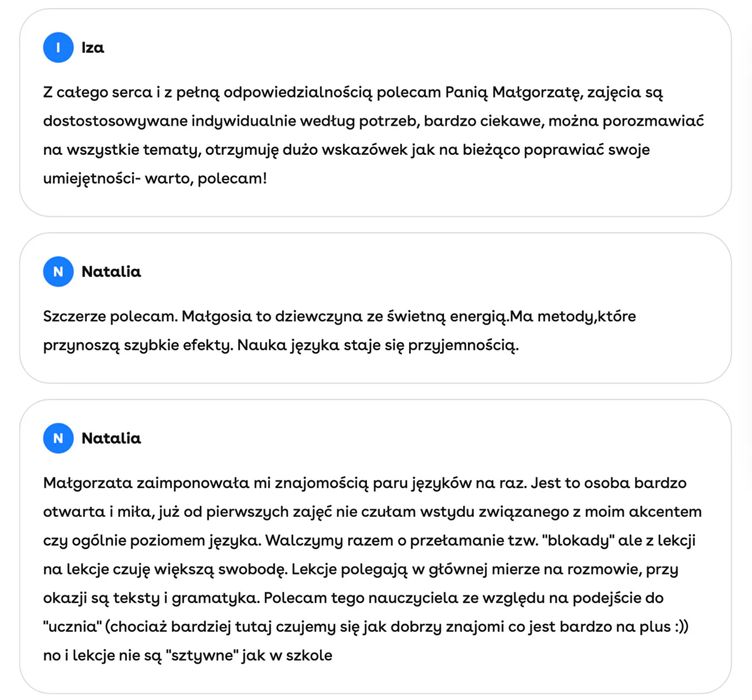 Niemiecki Z Nauczycielką Poliglotką -Korepetycje Lekcje Zajęcia Online