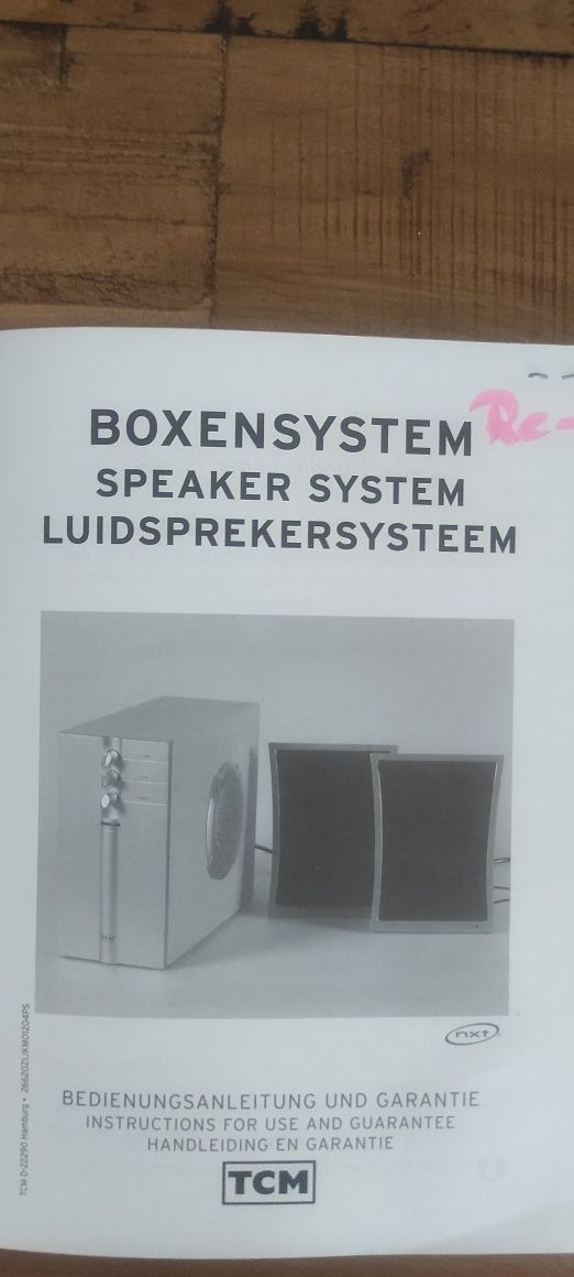 Subwoofer i 2 głośniki