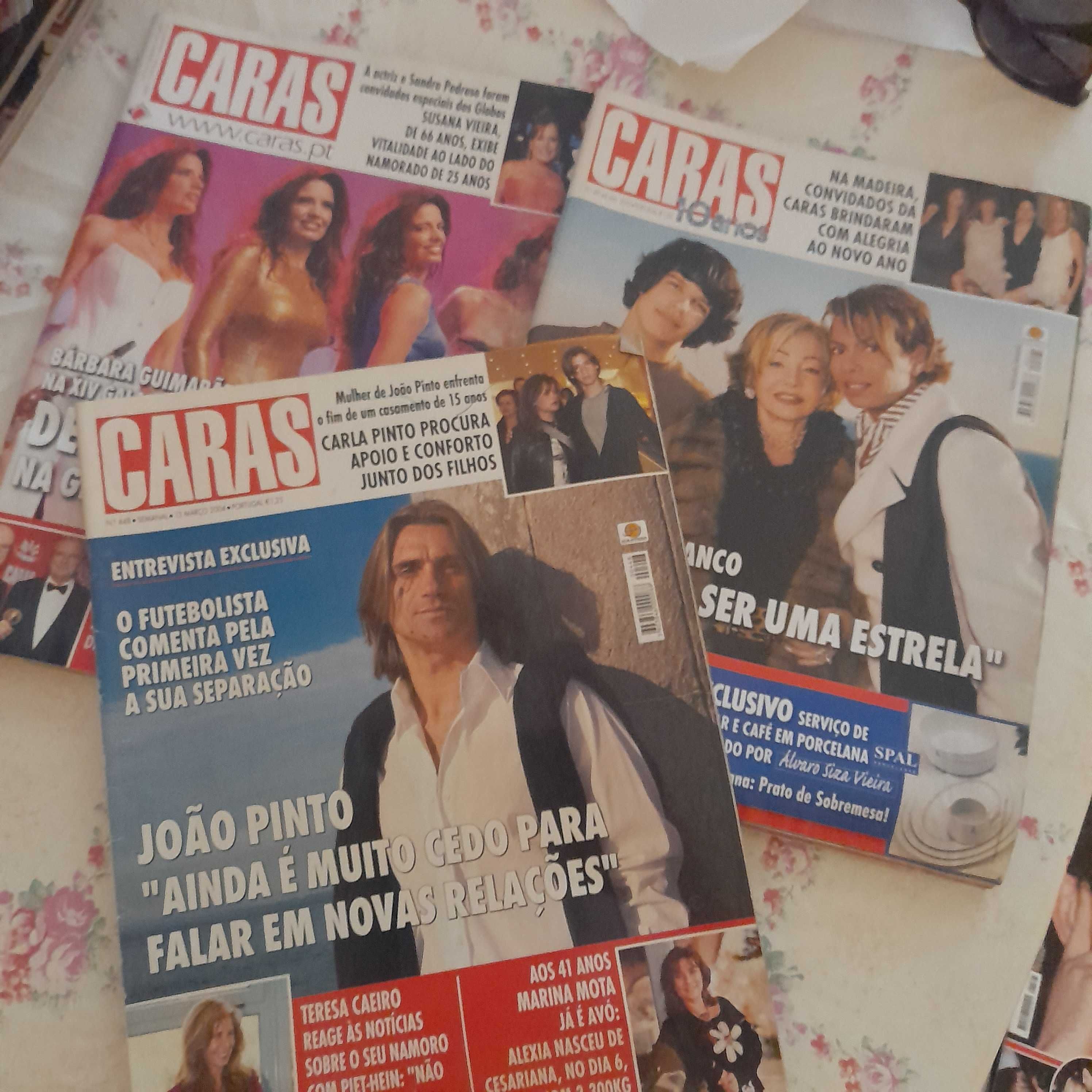 Revistas TEMPO, GENTE, CARAS, VIP e outras anos 70  a 2000