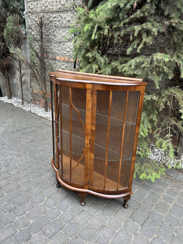 Stylowa Witryna Ludwikowska Kredens Ludwik Biblioteka Po Renowacji
