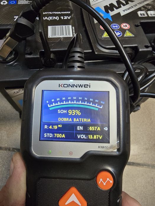 Sprzedam sprawny akumulator 4MAX 12V75.Ah700AEN paragon  gelwarqcja