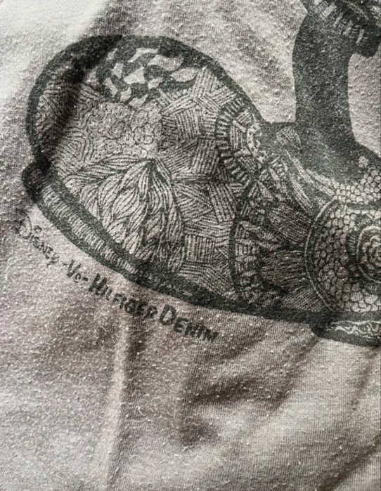 Tshirt Tommy Denim L cinzenta com Mickey a preto