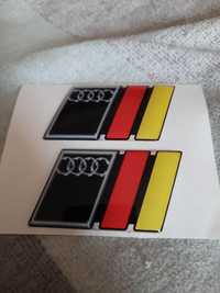 Dwie naklejki Audi