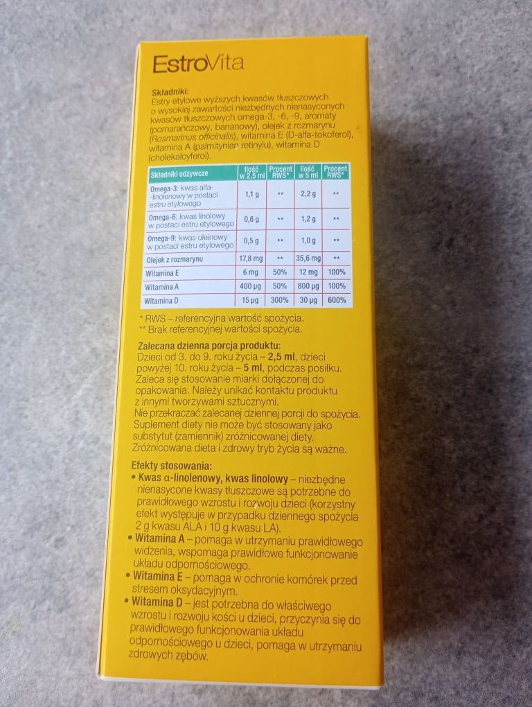 EstroVita Kids Omega 3-6-9 Dla dzieci