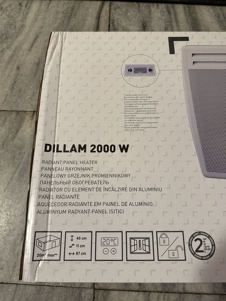 Grzejnik promiennikowy Dillam 2000 W
