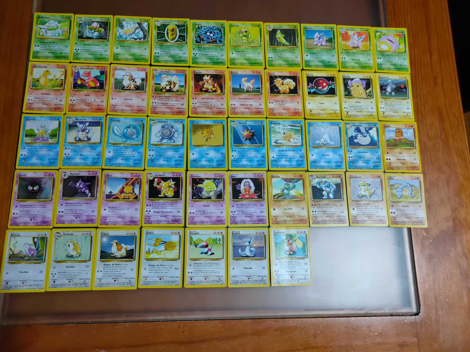 Cartas Pokemon base set