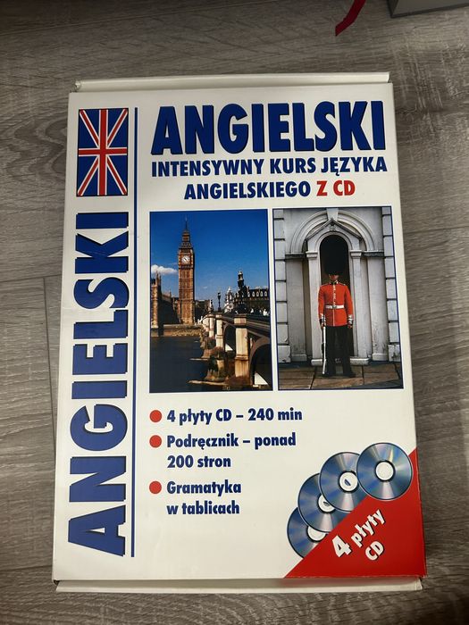 Angielski kurs ksiazka i plyty
