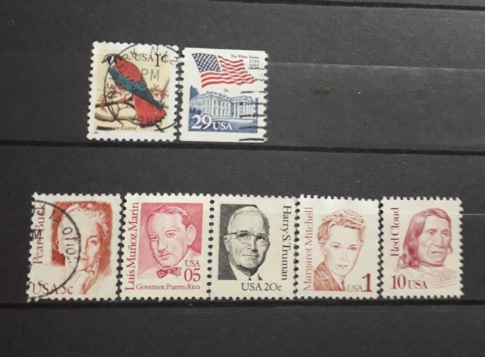 znaczki pocztowe USA