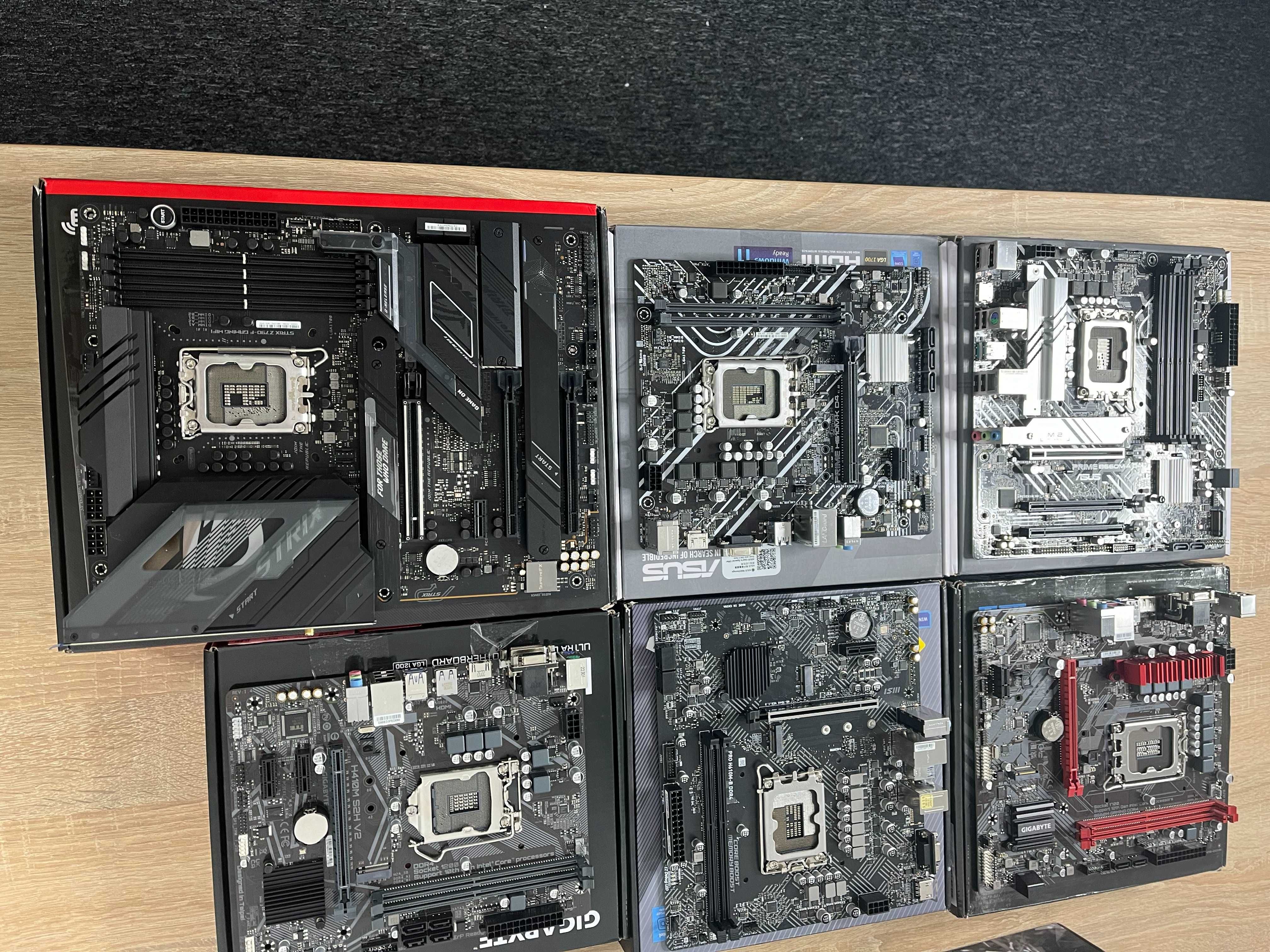 ОПТ / Лот материнських плат з Amazon - 17шт , ASUS, MSI, GIGABYTE