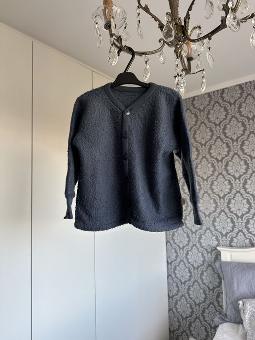 Wełniana kurtka bluza merino 80 86 92cm