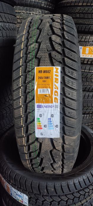 Шини зимові нові Mirage MR-W662 під шип 265/70R17 115T джипи 2025р