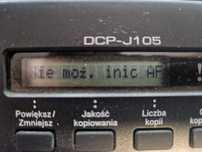 Drukarka Brother DCP-J105 uszkodzona