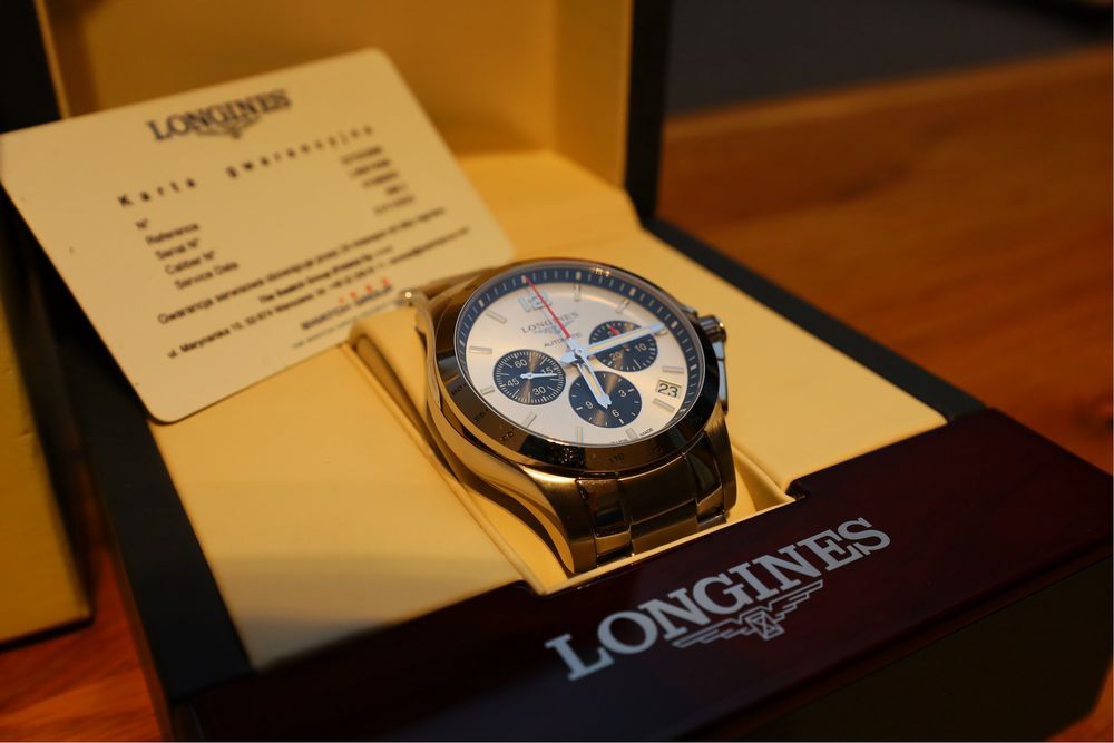 Longines Conquest chrono automatic po Full Serwis