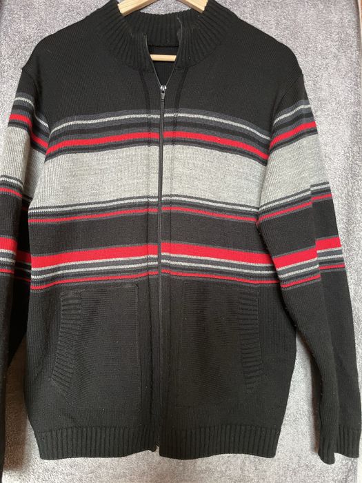 Meski sweter rozpinany elegancki XL