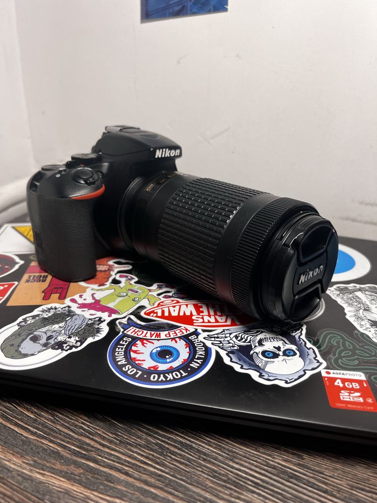 Nikon d3500 + dwa obiektywy i akcesoria