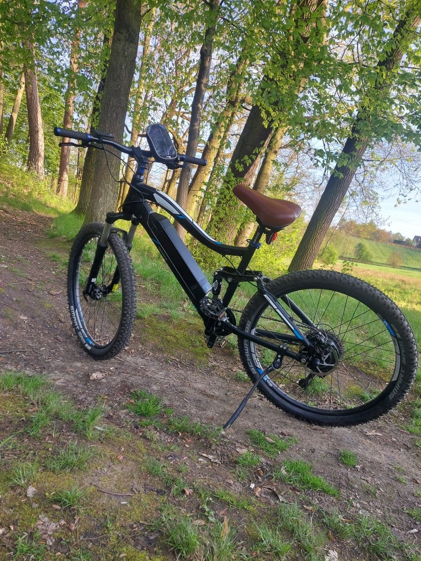 Rower elektryczny górski mtb full silnik bafang shimano