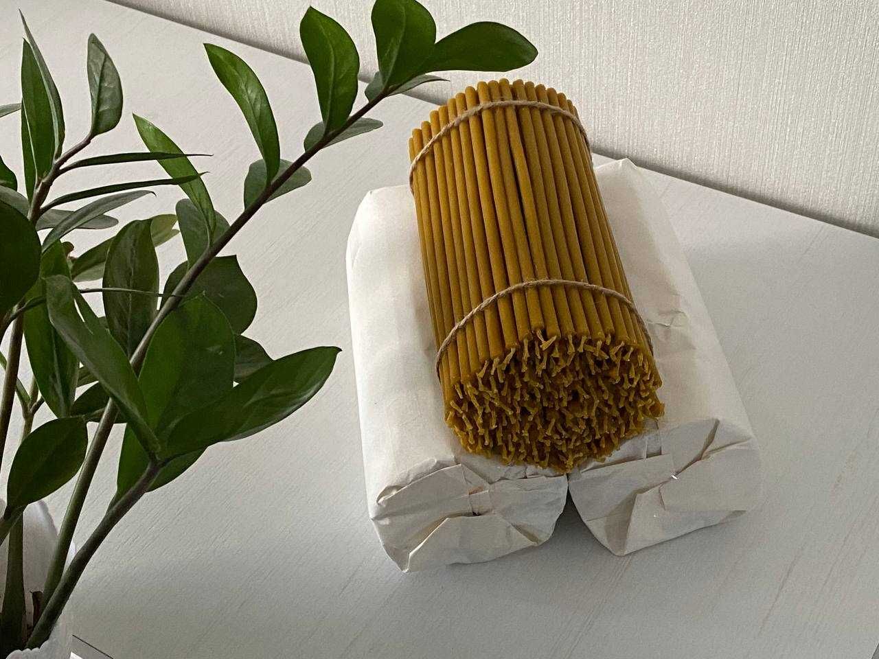 Свічки з чистого бджолиного воску 100%