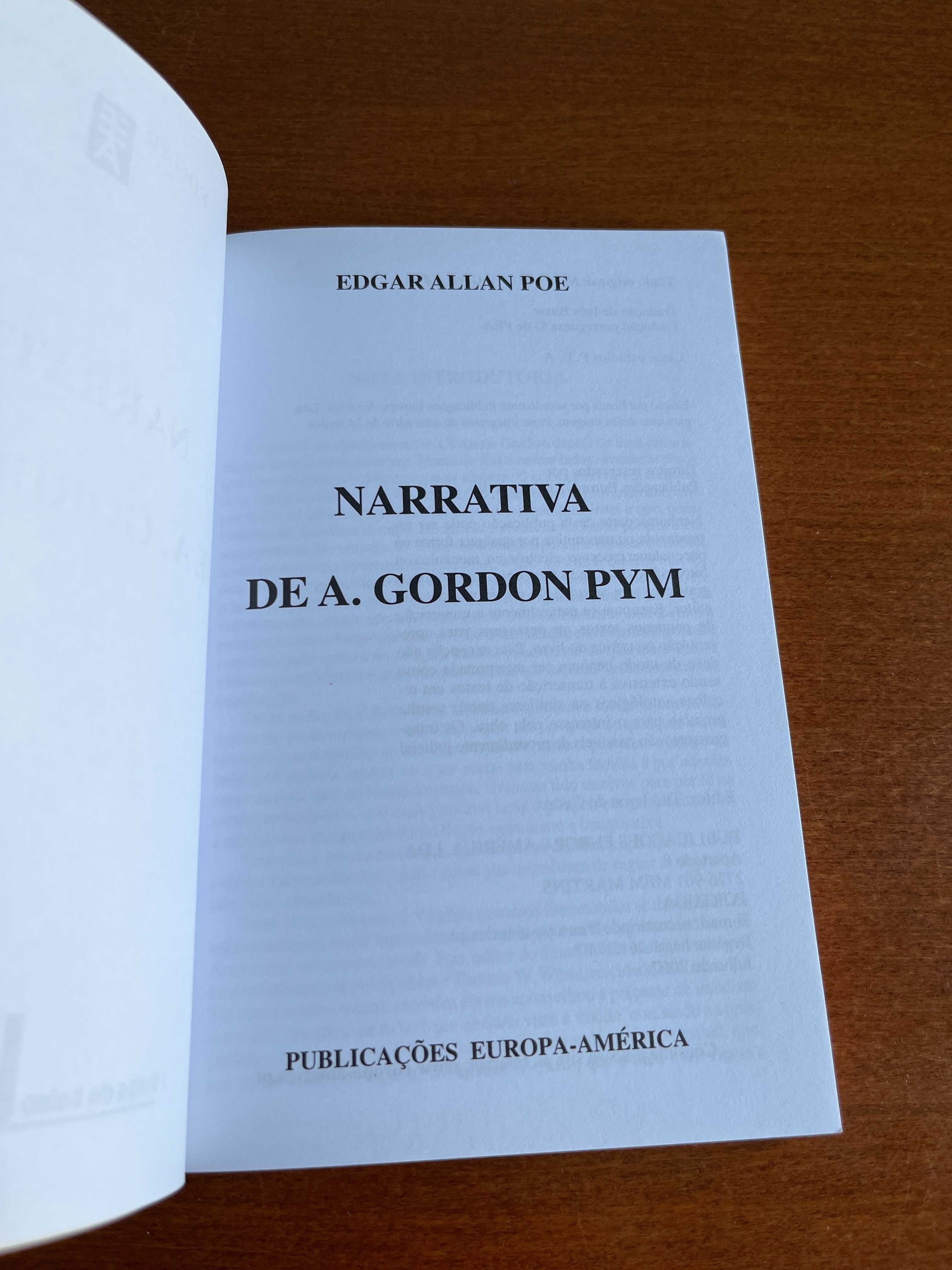 Narrativa de A. Gordon Pym - Edgar Allan Poe