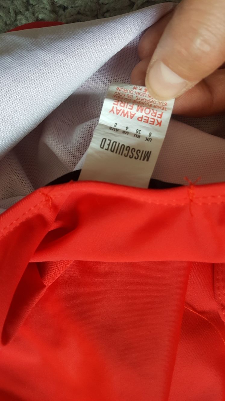Missguided strój kostium S kąpielowy jednoczęściowy
