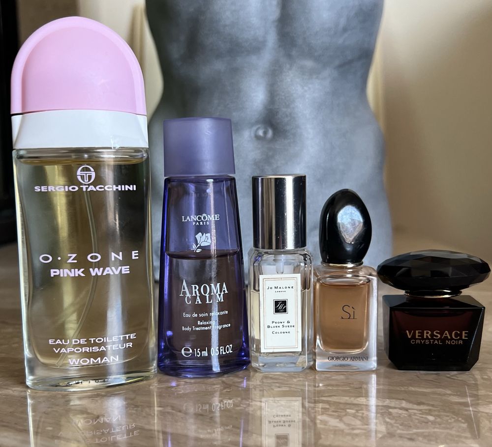 Zestaw perfum i miniatur plus gratis