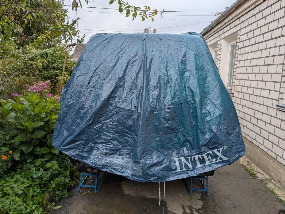 Захисний тент, чохол, накидка на круглий басейн