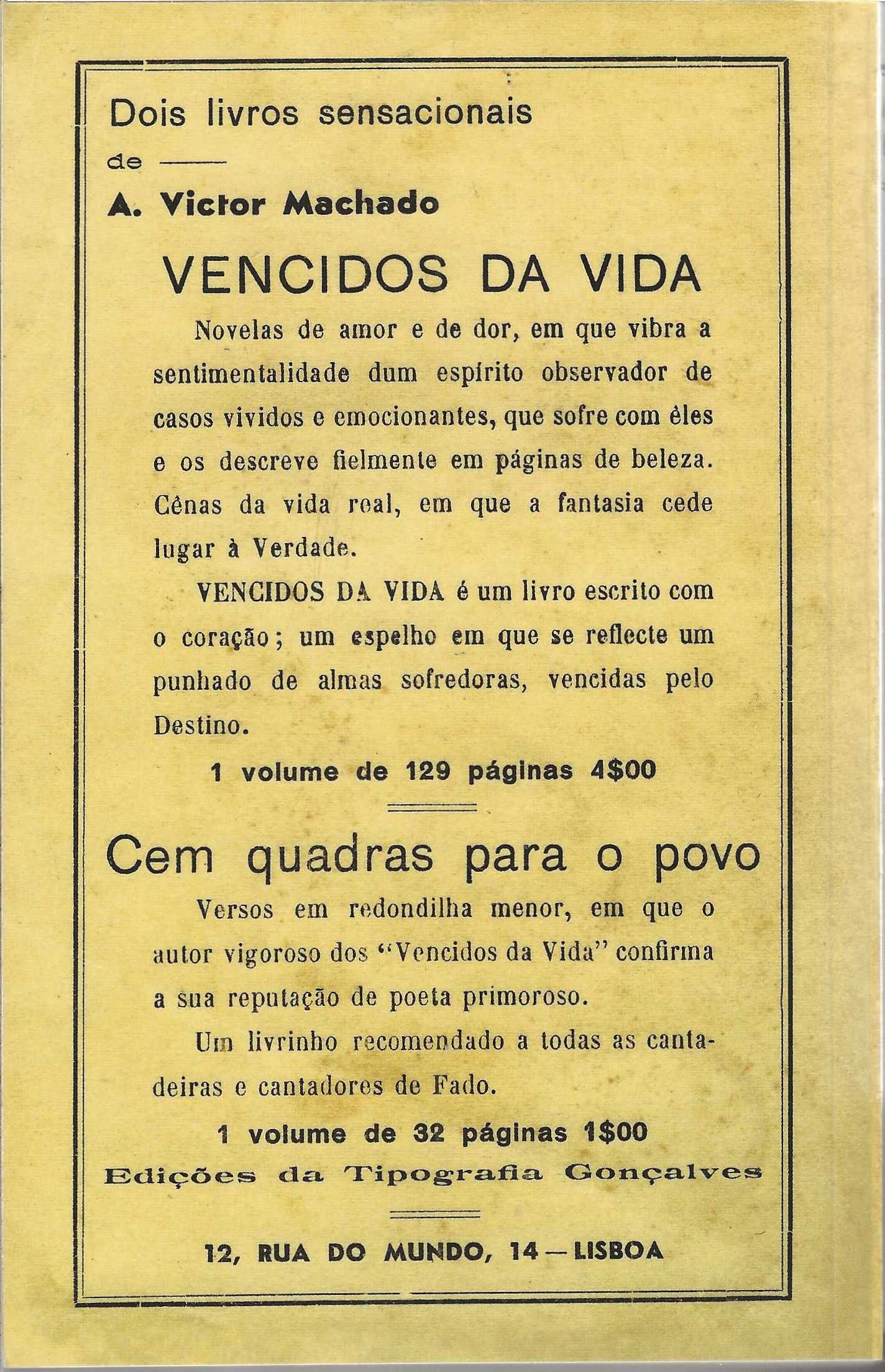 Ídolos Do Fado– Edição fac-símile de 1937