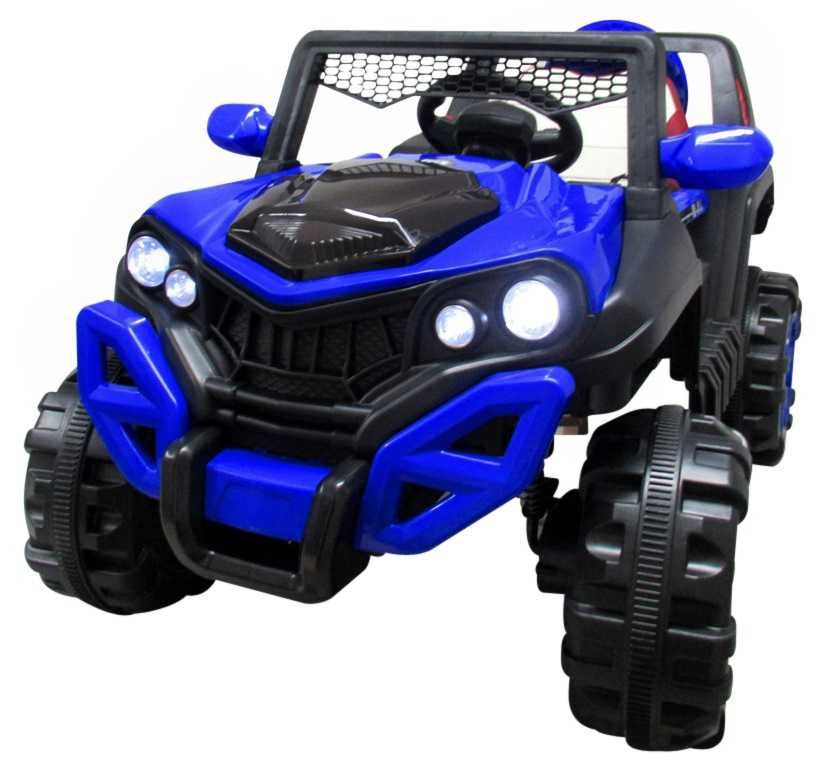 Autko auto Buggy X8 4x4 niebieski, Miękki Fotelik napęd na 4 koła