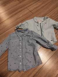 Koszule dla chłopca h&m 86 i Zara 92