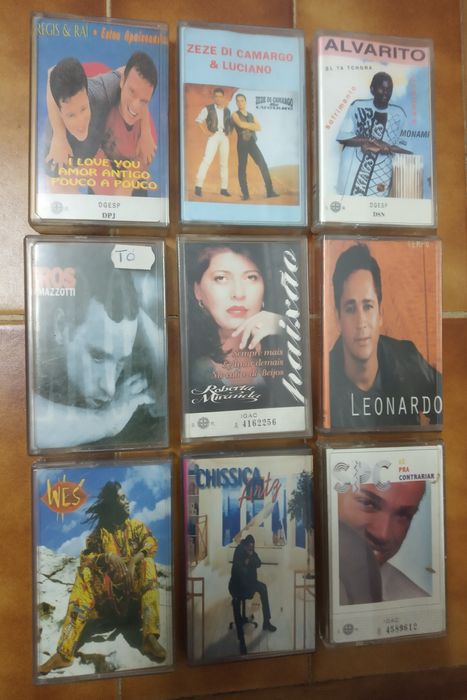 72 CASSETES de Música (Áudio)