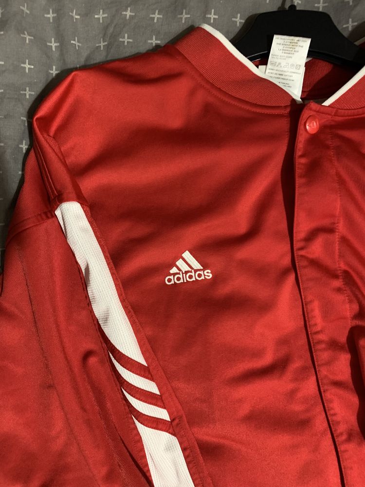Bluza adidas czerwona