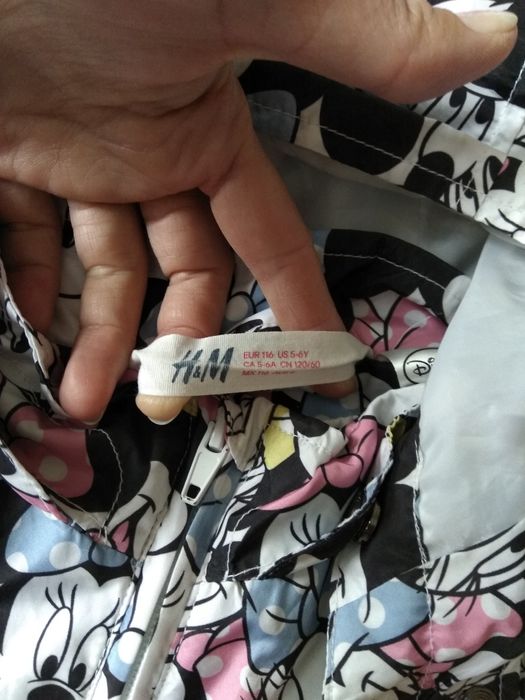 Kurtka wiatrówka Myszka Minnie 116 H&M