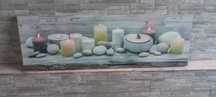 quadrogrande de parede velas