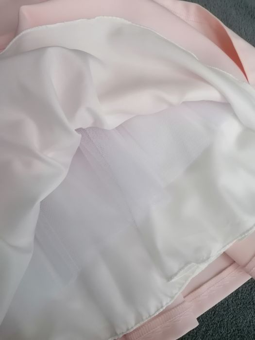 Sukienka pudrowy róż, roz. 36