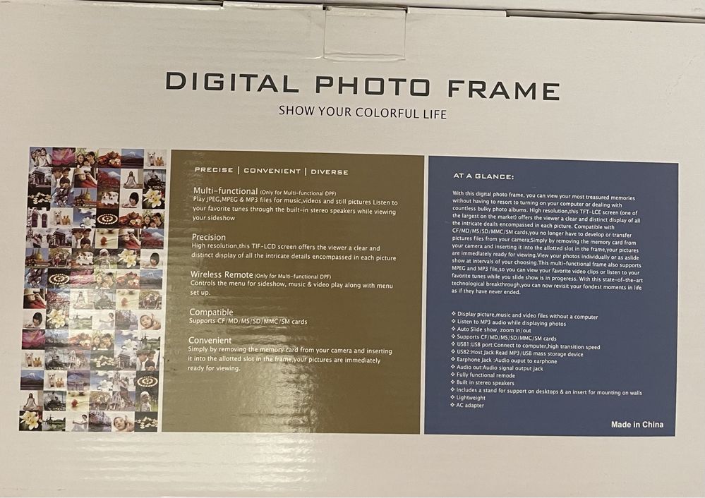 Cyfrowa ramka na zdjęcia, 10" Digital photo frame
