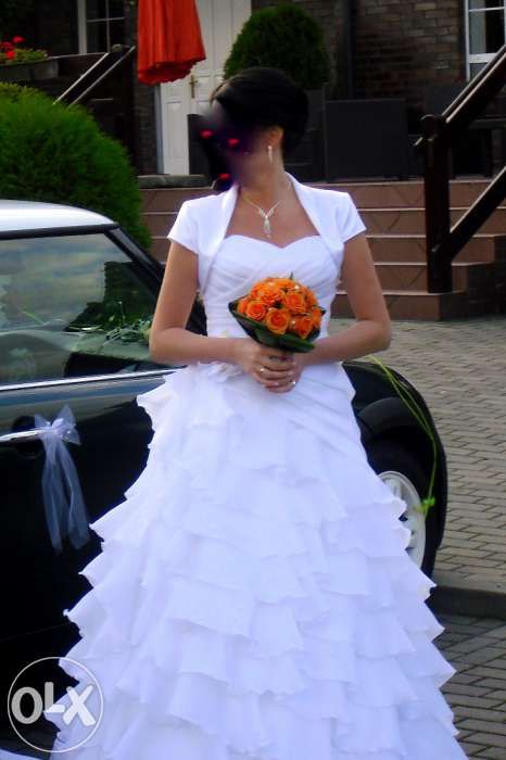 Suknia ślubna biała, hiszpanka Agnes