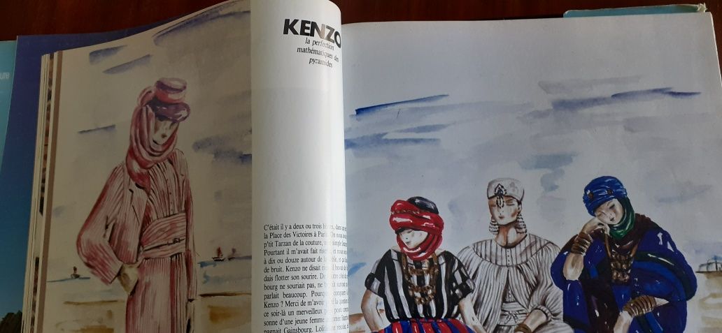 La mode en peinture. Ilustração de moda