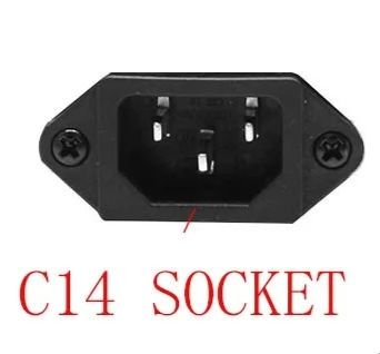 Сетевой фильтр PDU Мережевий фільтр Socket С14 алюминий