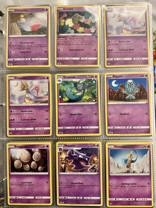 Cartas pokemon varios sets