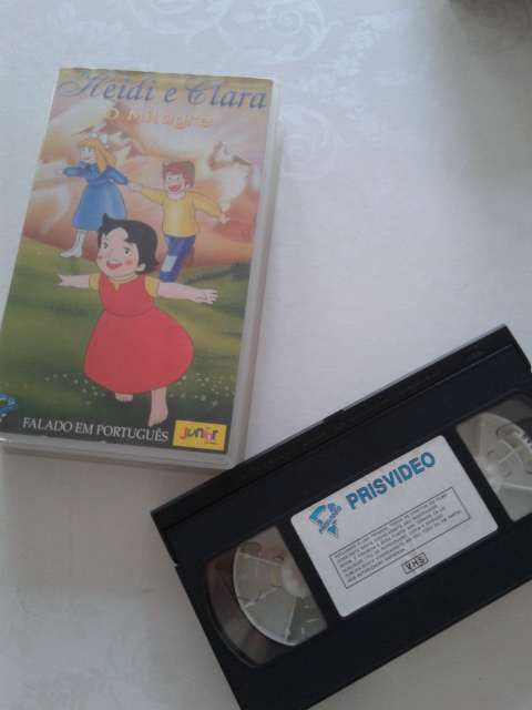 Cassetes de Vídeo VHS - colecção heidi