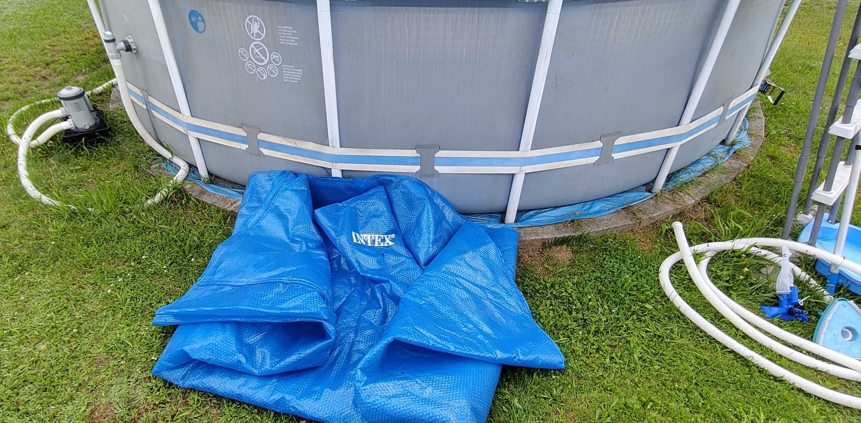 Akcesoria do basenu INTEX 549 cm x 122 cm . BASEN GRATIS ...