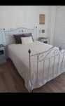 Cama de ferro + estrado