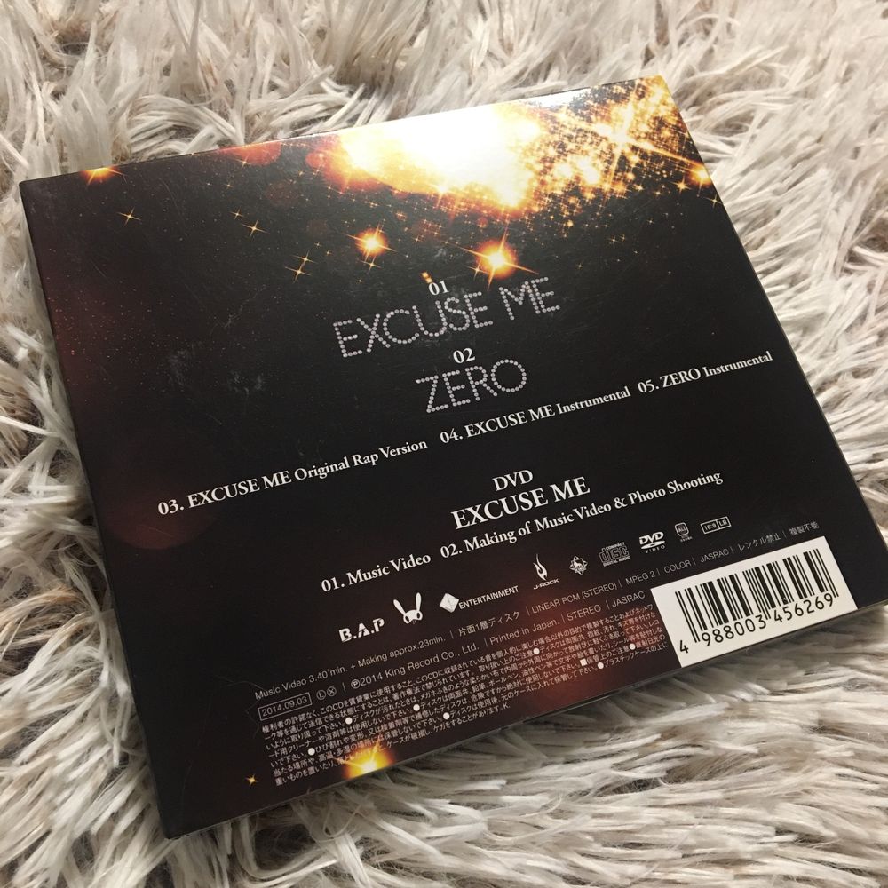 B.A.P Excuse me (jap ver) płyta CD + DVD album k-pop japońska wersja